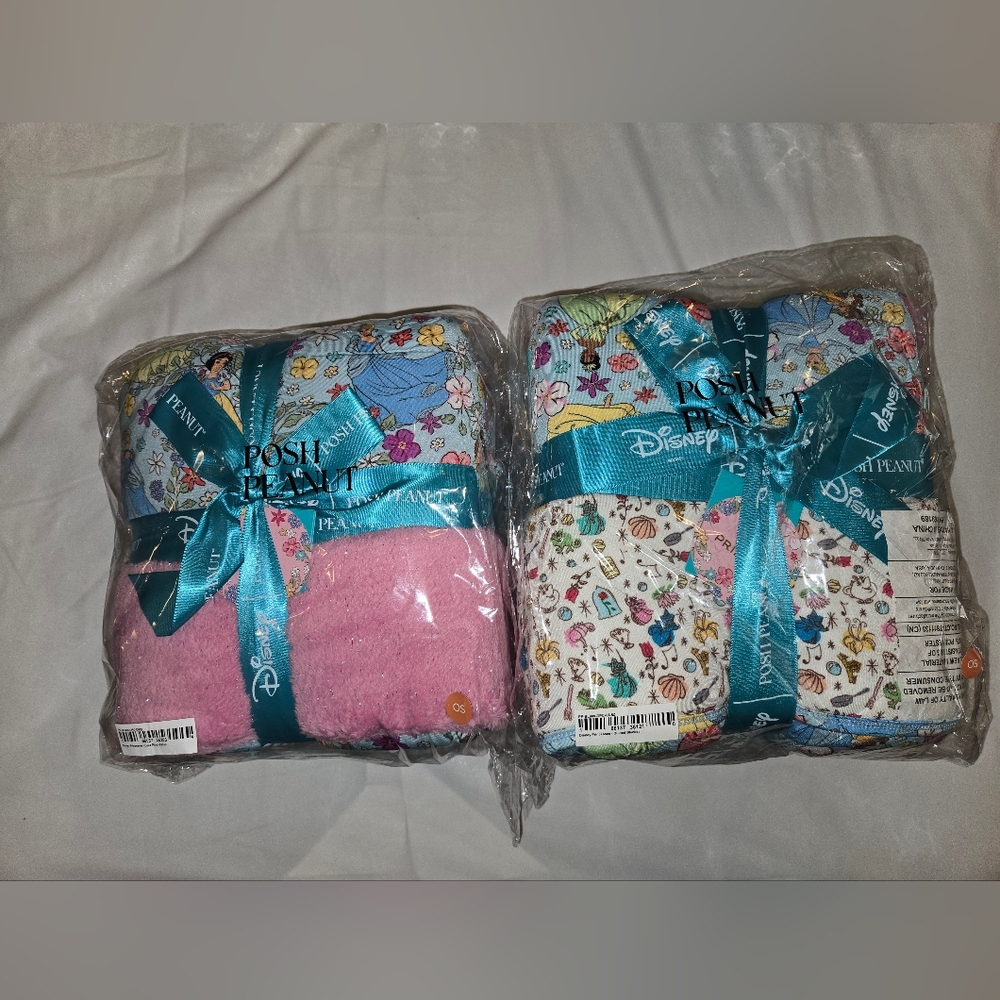 Posh Peanut OG Disney Princess Quilt And Plush blankets - BNIB